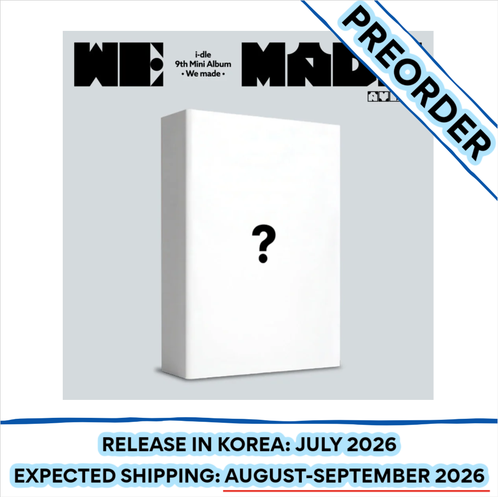 [PREORDER] [SHIPS IN AUG-SEPT] I-DLE - WE MADE 9TH MINI ALBUM (Version Choice)