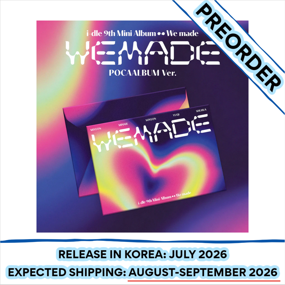 [PREORDER] [SHIPS IN AUG-SEPT] I-DLE - WE MADE 9TH MINI ALBUM (Version Choice)