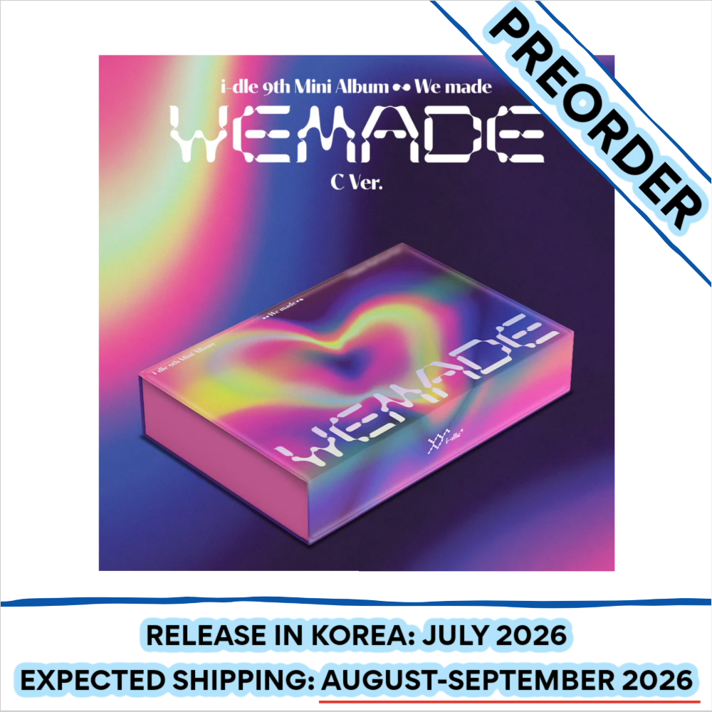 [PREORDER] [SHIPS IN AUG-SEPT] I-DLE - WE MADE 9TH MINI ALBUM (Version Choice)