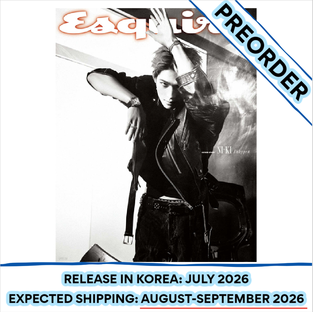 [PREORDER] [SHIPS IN AUG-SEPT] ESQUIRE 2026 July Cover : ENHYPEN JUNGWON, NI-KI (Type Choice)