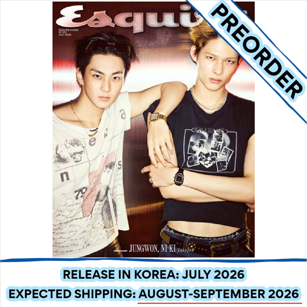 [PREORDER] [SHIPS IN AUG-SEPT] ESQUIRE 2026 July Cover : ENHYPEN JUNGWON, NI-KI (Type Choice)