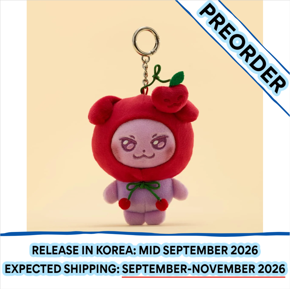 [PREORDER] [SHIPS IN SEPT-NOV] ATEEZ - MIGHTEEZ FRUIT PLUSH KEYRING BERRY BREEZY FAIRY (Member Choice)