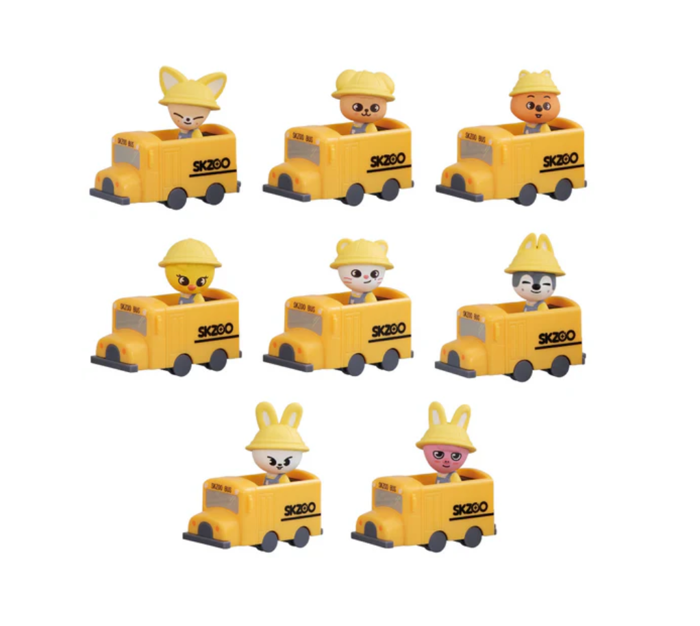 [SHIPS IN AUG] STRAY KIDS - SKZOO BANDAI JAPAN SCHOOL BUS GACHA 8TYPE FULL SET