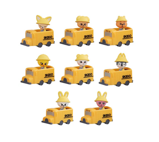 [ON BACK-ORDER] [SHIPS IN 2-3 WEEKS]  STRAY KIDS - SKZOO BANDAI JAPAN SCHOOL BUS GACHA 8TYPE FULL SET