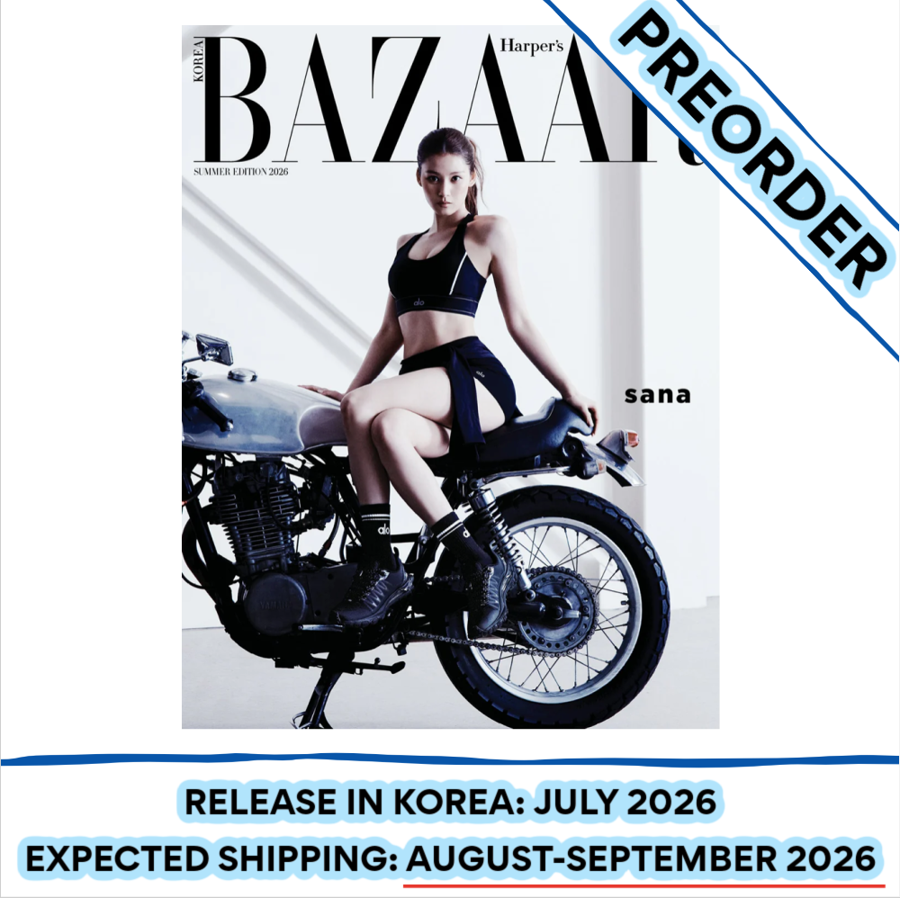 [PREORDER] [SHIPS IN AUG-SEPT] TWICE SANA - BAZAAR MAGAZINE 2026 SUMMER EDITION  (Cover Choice)