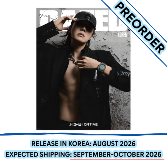 [PREORDER] [SHIPS IN SEPT-OCT] BTS J-HOPE - DAZED & CONFUSED MAGAZINE 2026 AUGUST ISSUE (Cover Choice)