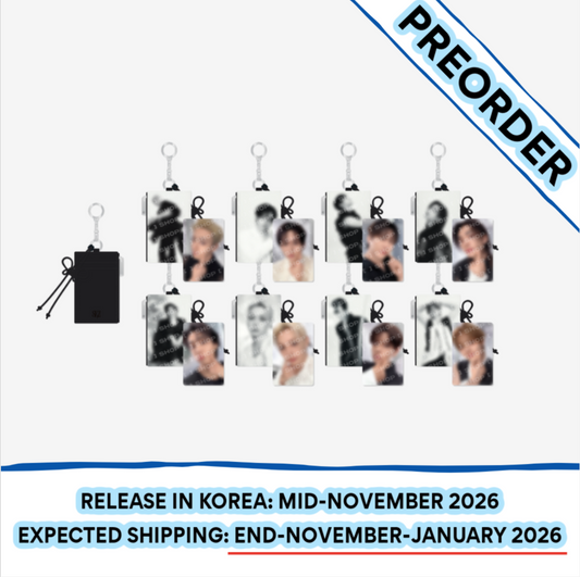 [PREORDER] [SHIPS IN NOV-JAN] Stray Kids - World Tour [RUN IT SEOUL] OFFICIAL MD - CARD HOLDER KEYRING (Member Choice)