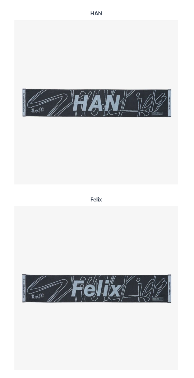 [PREORDER] [SHIPS IN SEPT-NOV] Stray Kids - World Tour [RUN IT JAPAN] OFFICIAL MD MUFFLER TOWEL (Member Choice)