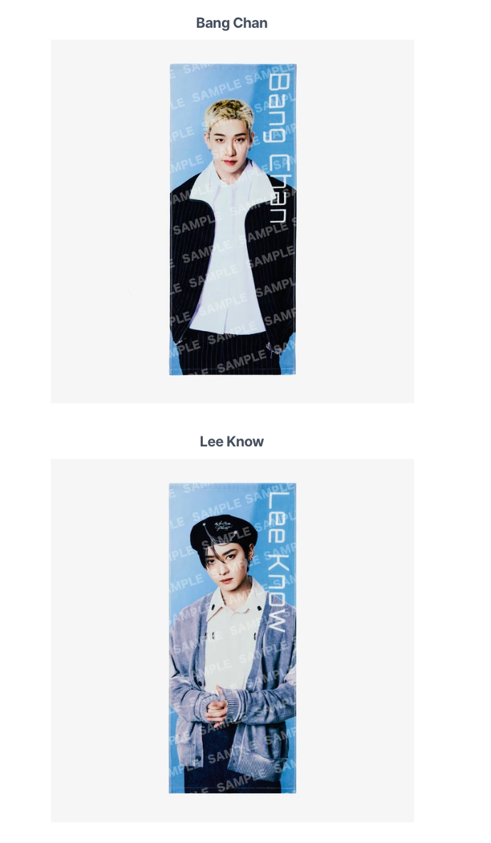 [PREORDER] [SHIPS IN SEPT-NOV] Stray Kids - World Tour [RUN IT JAPAN] OFFICIAL MD PHOTO FACE TOWEL (Member Choice)