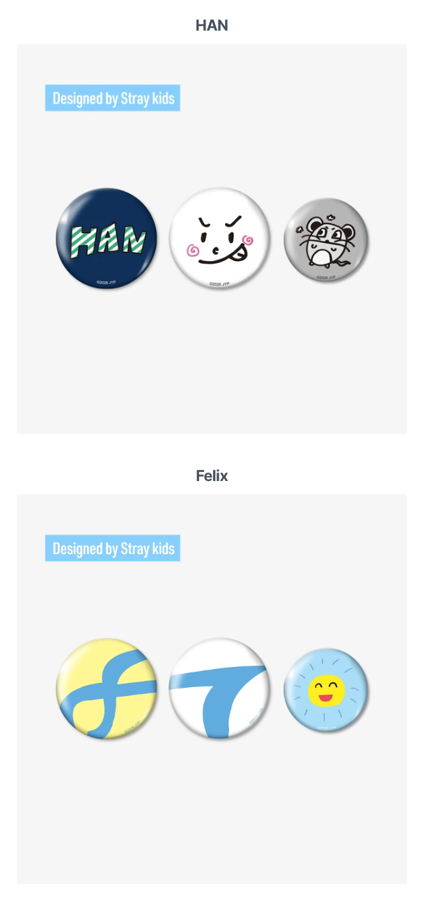 [PREORDER] [SHIPS IN SEPT-DEC] Stray Kids - World Tour [RUN IT JAPAN] OFFICIAL MD BADGE SET (3PIECES) (Member Choice)