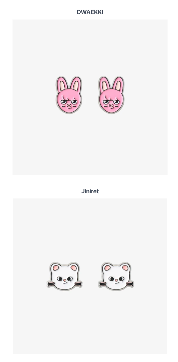 [PREORDER] [SHIPS IN SEPT-DEC] Stray Kids - World Tour [RUN IT JAPAN] OFFICIAL MD EARRINGS (2 PIECES) (Member Choice)