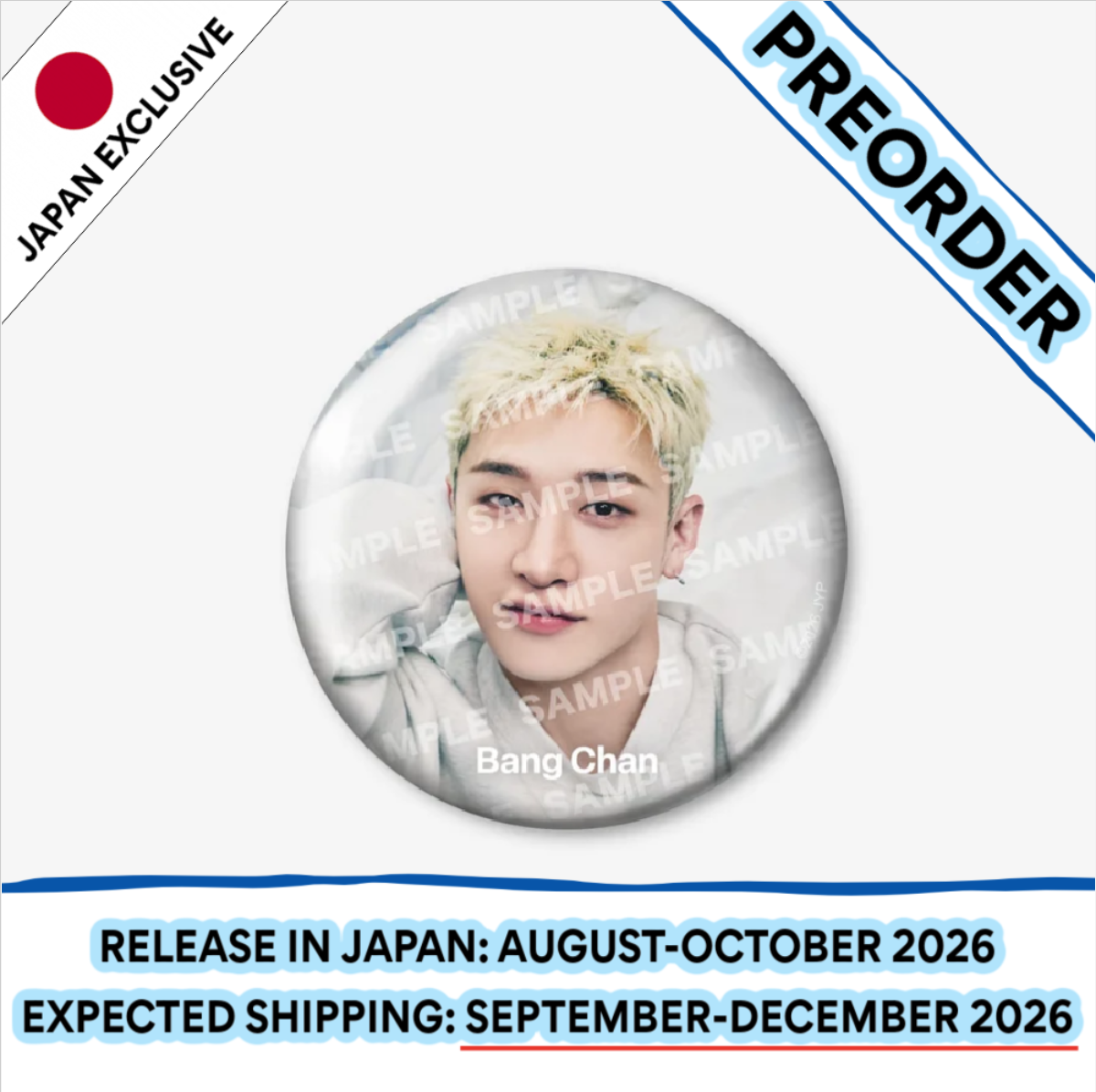 [PREORDER] [SHIPS IN SEPT-DEC] Stray Kids - World Tour [RUN IT JAPAN] OFFICIAL MD PHOTO BADGE (Member Choice)