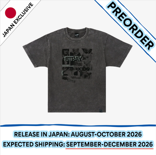 [PREORDER] [SHIPS IN SEPT-DEC] Stray Kids - World Tour [RUN IT JAPAN] OFFICIAL MD PHOTO T-SHIRT (Size Choice)