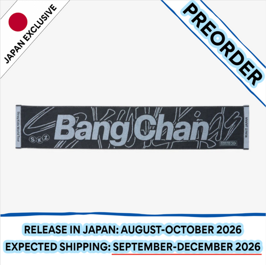 [PREORDER] [SHIPS IN SEPT-DEC] Stray Kids - World Tour [RUN IT JAPAN] OFFICIAL MD MUFFLER TOWEL (Member Choice)