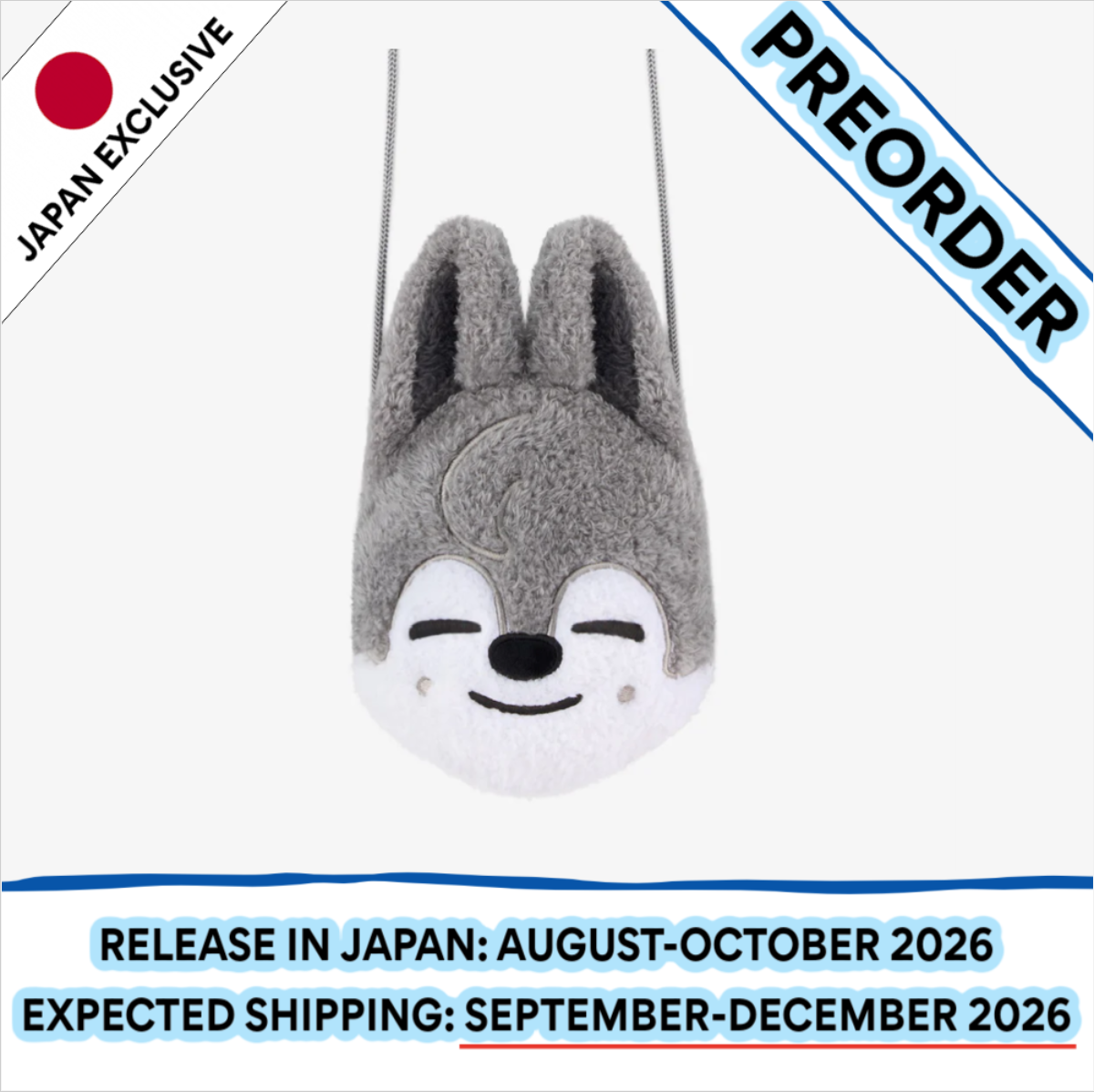 [PREORDER] [SHIPS IN SEPT-DEC] Stray Kids - World Tour [RUN IT JAPAN] OFFICIAL MD SHOULDER POUCH (Member Choice)