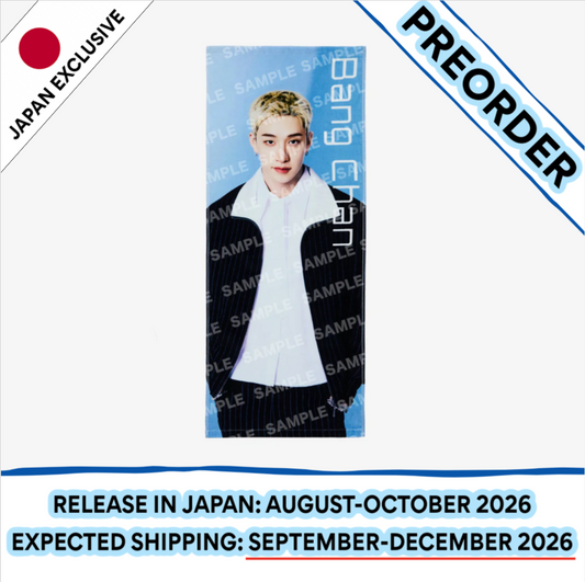 [PREORDER] [SHIPS IN SEPT-DEC] Stray Kids - World Tour [RUN IT JAPAN] OFFICIAL MD PHOTO FACE TOWEL (Member Choice)