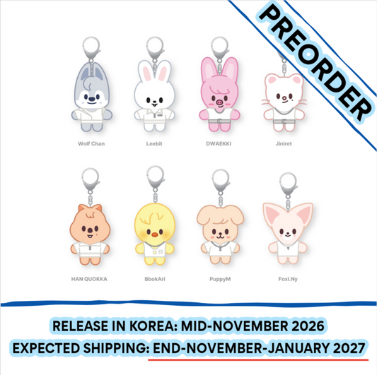 [PREORDER] [SHIPS IN NOV-JAN] Stray Kids - "THIS & THAT" POP-UP STORE OFFICIAL MD SKZOO COSTUME PLUSH KEYRING (Week & Member Choice)