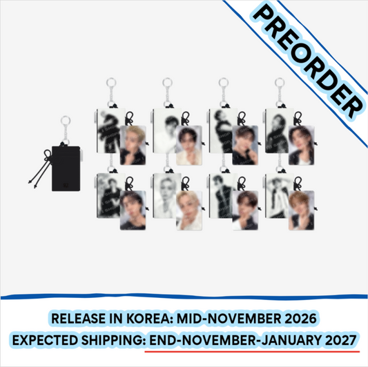 [PREORDER] [SHIPS IN NOV-JAN] Stray Kids - World Tour [RUN IT SEOUL] OFFICIAL MD - CARD HOLDER KEYRING (Member Choice)
