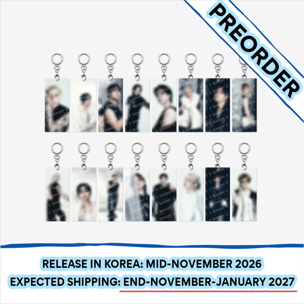 [PREORDER] [SHIPS IN NOV-JAN] Stray Kids - World Tour [RUN IT SEOUL] OFFICIAL MD - SECRET ACRYLIC KEYRING (RANDOM)