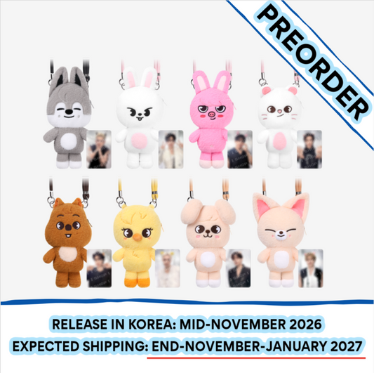 [PREORDER] [SHIPS IN NOV-JAN] Stray Kids - World Tour [RUN IT SEOUL] OFFICIAL MD - SKZOO PLUSH CROSS BAG (SKZOO Choice)
