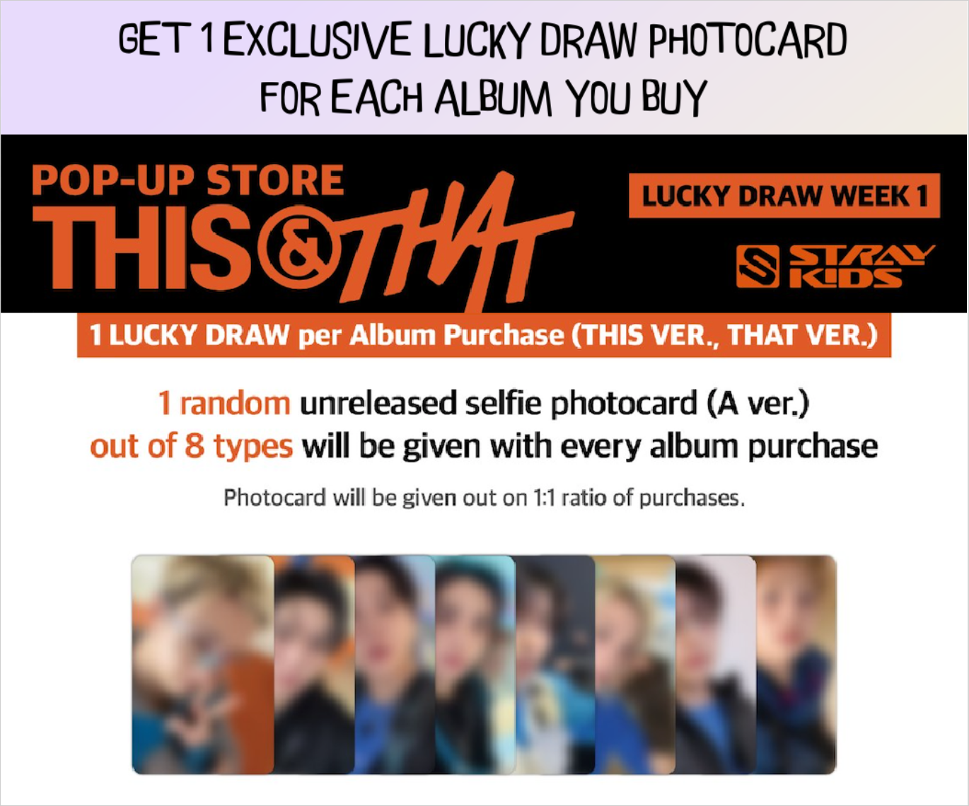 [PREORDER] [SHIPS IN SEPT-OCT] Stray Kids - 10TH MINI ALBUM 'THIS & THAT' SOUNDWAVE LUCKY DRAW THIS Ver. / THAT Ver. (Week Choice)
