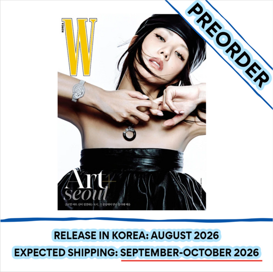 [PREORDER] [SHIPS IN SEPT-OCT] BLACKPINK Jisoo - W MAGAZINE VOLUME 9 WOMAN (Cover Choice)