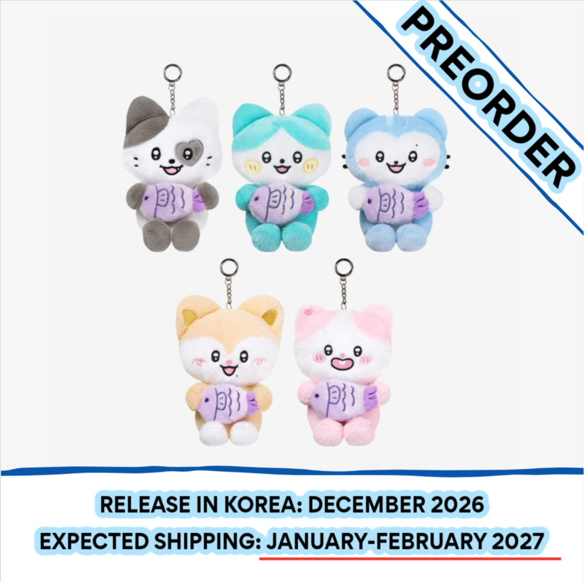 [PREORDER] [SHIPS IN JAN-FEB 2027] ITZY - ALL IN, MIDZY 5TH FAN MEETING OFFICIAL MD TWINZY PLUSH VOICE Ver. (Member Choice)