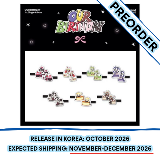[PREORDER] [SHIPS IN NOV-DEC] OURBIRTHDAY - [OUR BIRTHDAY POP UP OFFICIAL MD] ACRYLIC HAIRPIN (Member Choice)