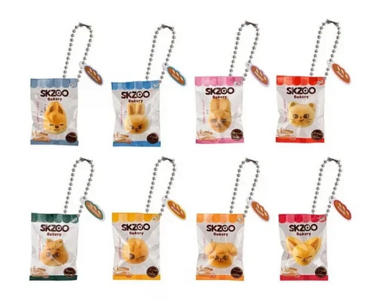 [PREORDER] [SHIPS IN NOV-DEC] Stray Kids - SKZOO BANDAI GACHA CHARM BAKERY SET (8EA)