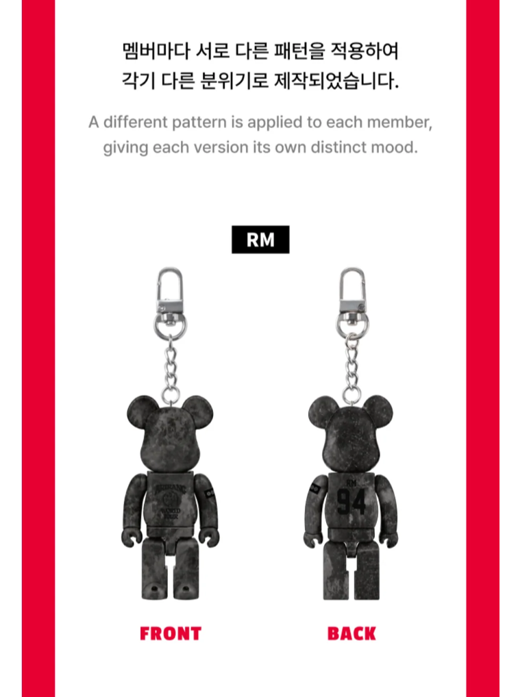 [PREORDER] [SHIPS IN MAY-JUNE 2027] BTS - BTS X BE@RBRICK 100% (Member Choice)