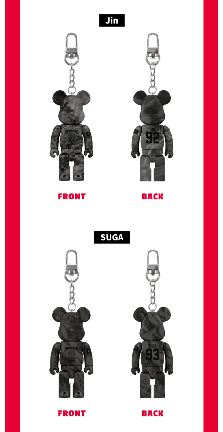 [PREORDER] [SHIPS IN MAY-JUNE 2027] BTS - BTS X BE@RBRICK 100% (Member Choice)