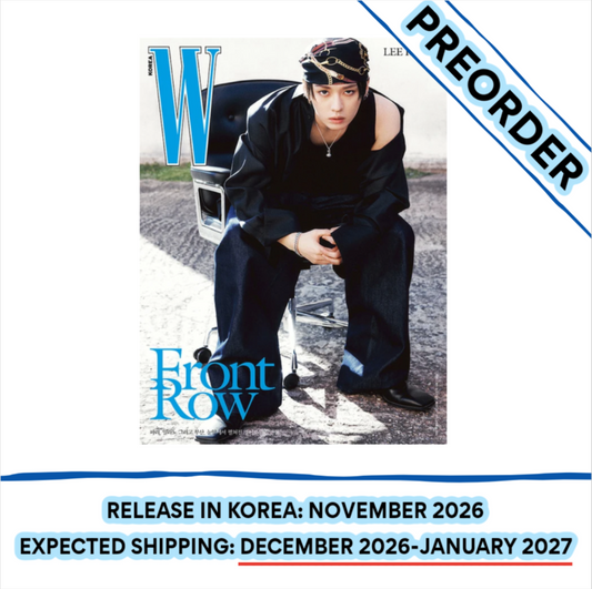 [PREORDER] [SHIPS IN DEC 2026-JAN 2027] STRAY KIDS LEE KNOW - W MAGAZINE 2026 VOLUME 11  (Cover Choice)