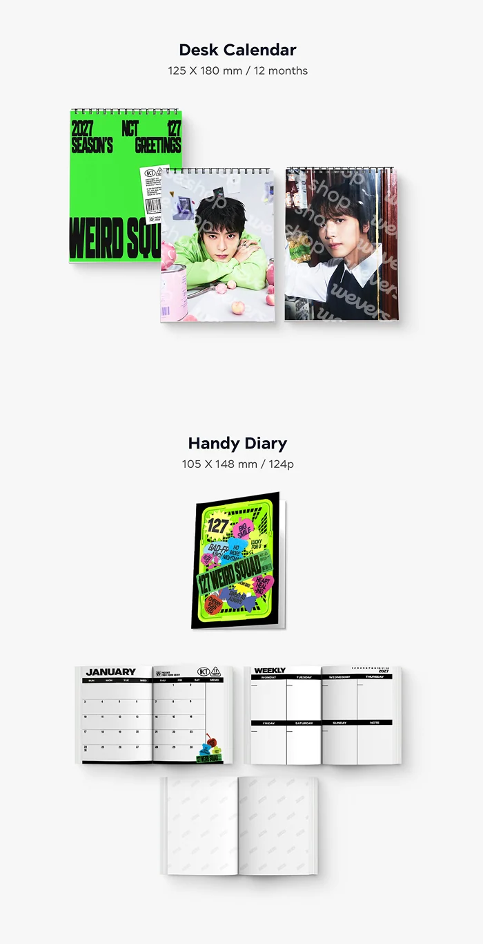 [PREORDER] [SHIPS IN JAN-MAR 2027] NCT 127 - 2027 SEASON'S GREETINGS 'Weird Squad'