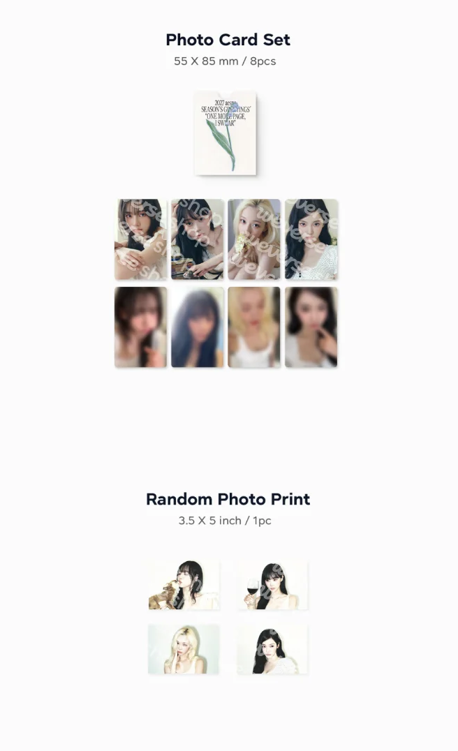 [PREORDER] [SHIPS IN JAN-MAR 2027] AESPA - 2027 SEASON'S GREETINGS