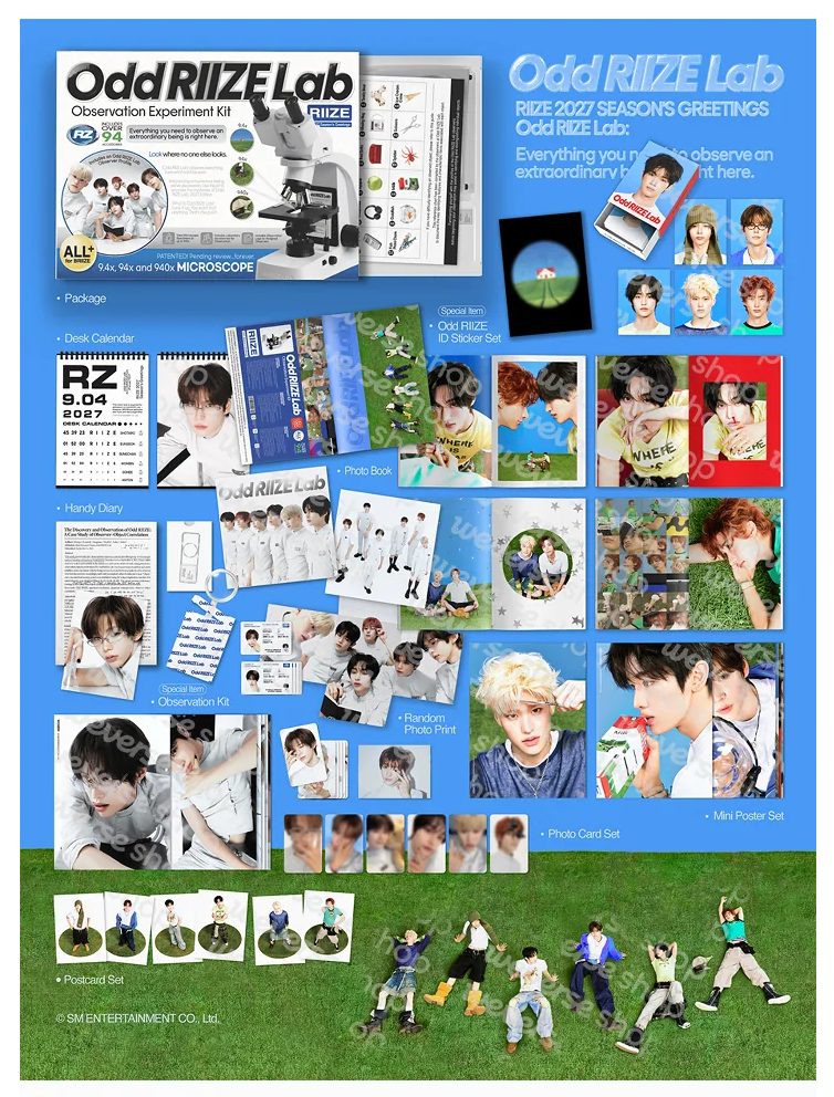 [PREORDER] [SHIPS IN JAN-MAR 2027] RIIZE - 2027 SEASON'S GREETINGS 'Odd Riize Lab'