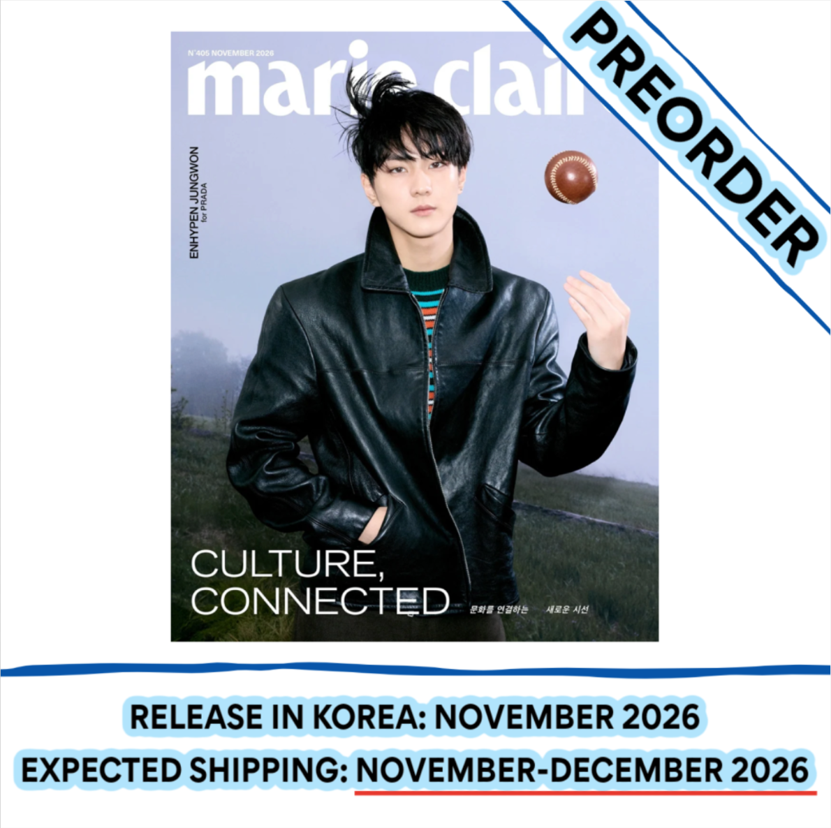 [PREORDER] [SHIPS IN NOV-DEC] ENHYPEN - MARIE CLAIRE MAGAZINE 2026 NOVEMBER ISSUE (Cover Choice)