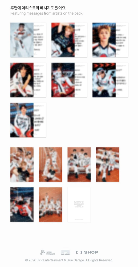 [PREORDER] [SHIPS IN DEC 2026-JAN 2027] NEXZ - 'SAUCIN' THE WORLD' 1ST ASIA TOUR IN SEOUL OFFICIAL MD - POSTCARD BOOK