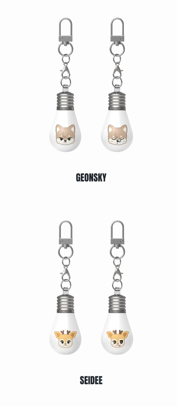 [PREORDER] [SHIPS IN DEC 2026-JAN 2027] NEXZ - 'SAUCIN' THE WORLD' 1ST ASIA TOUR IN SEOUL OFFICIAL MD - NEXZOO LIGHT BULB KEYRING (Member Choice)