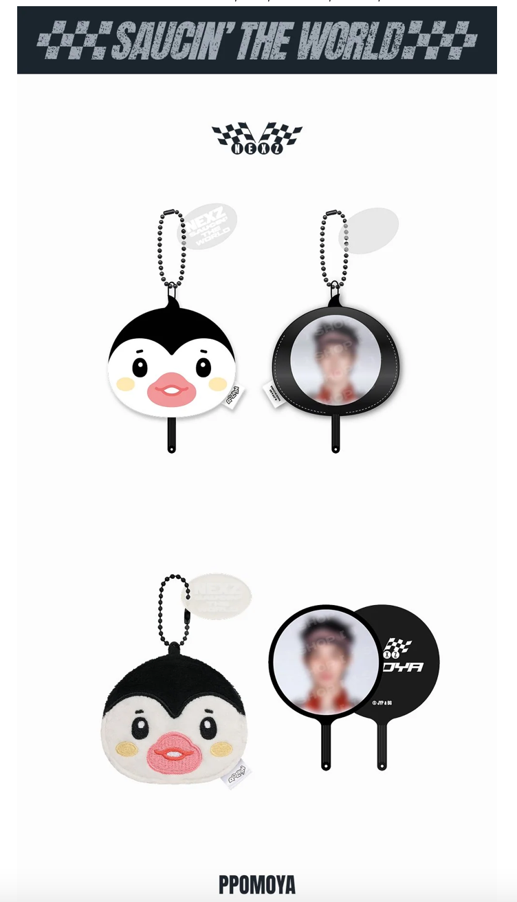 [PREORDER] [SHIPS IN DEC 2026-JAN 2027] NEXZ - 'SAUCIN' THE WORLD' 1ST ASIA TOUR IN SEOUL OFFICIAL MD - NEXZOO PLUSH MINI PICKET KEYRING (Member Choice)