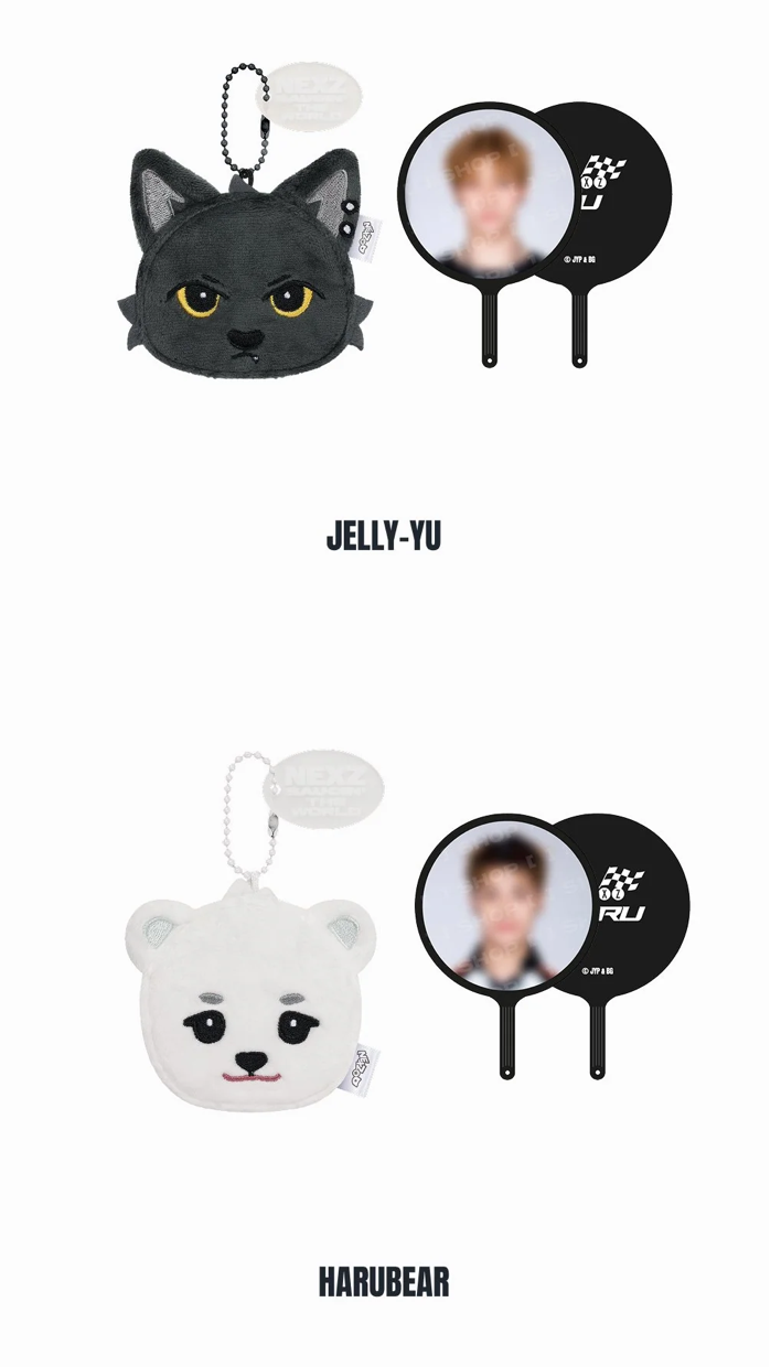 [PREORDER] [SHIPS IN DEC 2026-JAN 2027] NEXZ - 'SAUCIN' THE WORLD' 1ST ASIA TOUR IN SEOUL OFFICIAL MD - NEXZOO PLUSH MINI PICKET KEYRING (Member Choice)