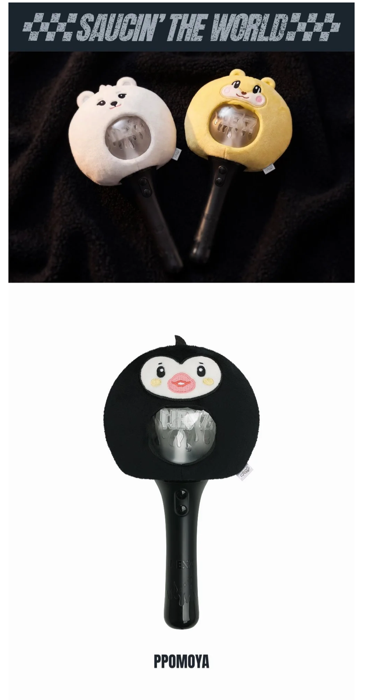 [PREORDER] [SHIPS IN DEC 2026-JAN 2027] NEXZ - 'SAUCIN' THE WORLD' 1ST ASIA TOUR IN SEOUL OFFICIAL MD - NEXZOO LIGHT STICK COVER (Member Choice)