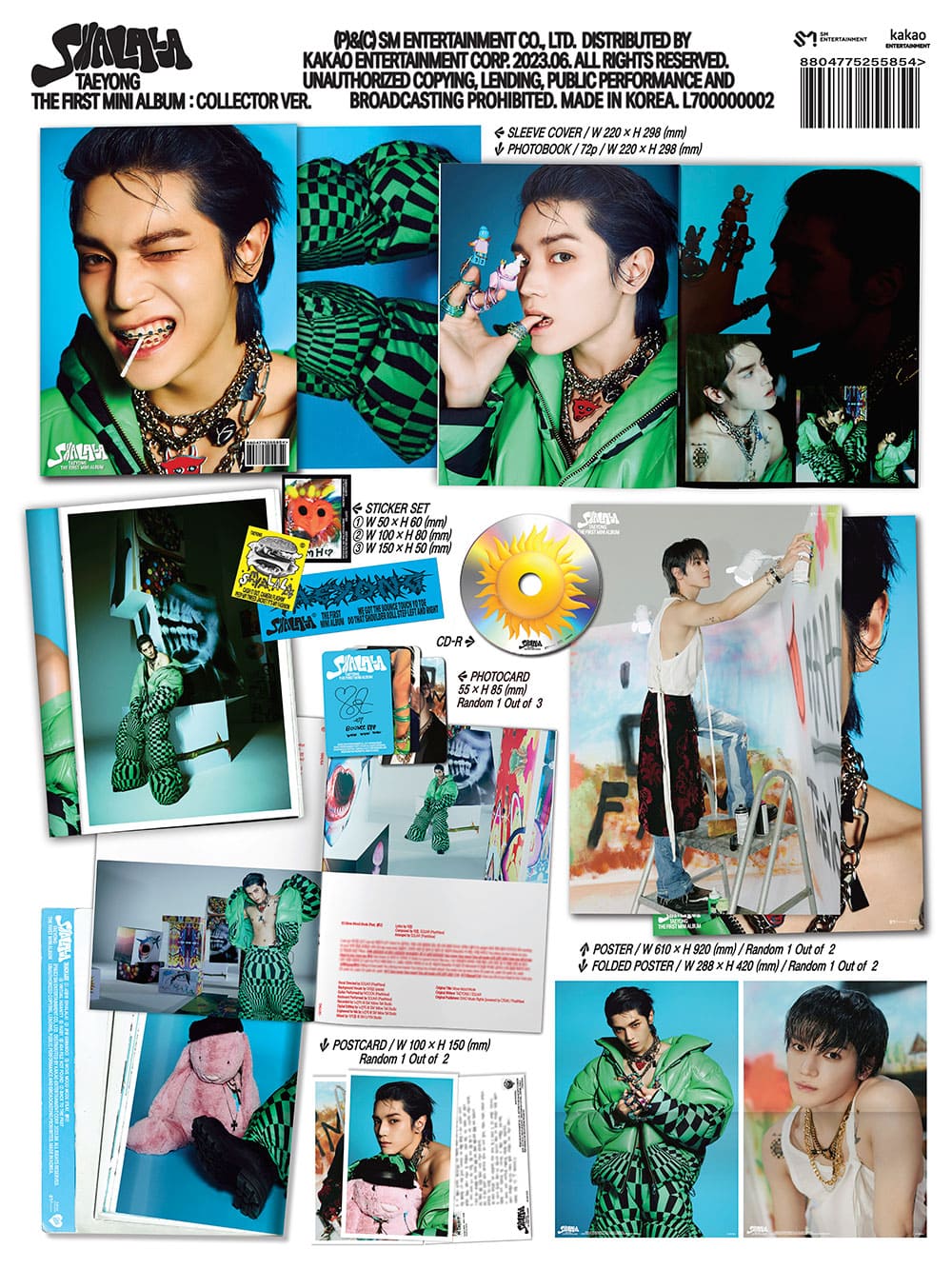 TAEYONG - THE 1ST MINI ALBUM [SHALALA] COLLECTOR Ver.