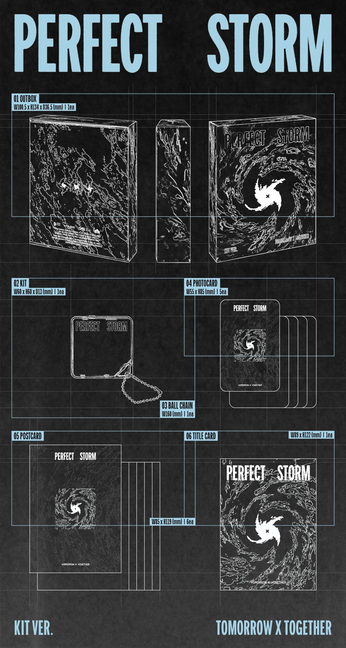 [PREORDER] [SHIPS IN DEC 2026-JAN 2027] TXT - 'PERFECT STORM' 9TH MINI ALBUM - KIT Ver.
