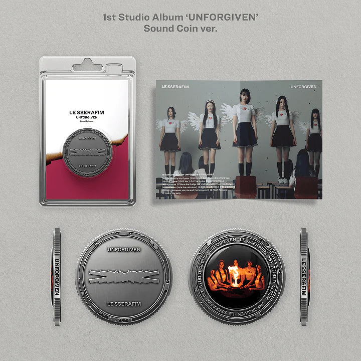 [PREORDER] [SHIPS IN AUG-SEPT] LE SSERAFIM - SOUND COIN VER ALBUM WEVERSE SHOP GIFT (Version Choice)