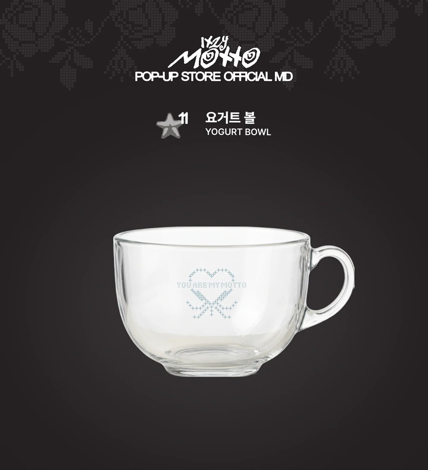 [PREORDER] ITZY - MOTTO POP UP OFFICIAL MD YOGURT BOWL