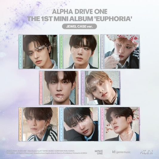 ALPHA DRIVE ONE - EUPHORIA 1ST MINI ALBUM Jewel Case Ver.