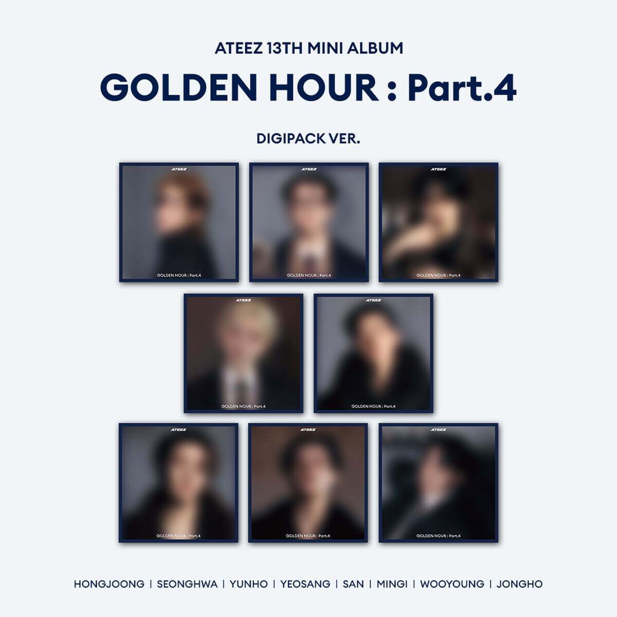 ATEEZ - GOLDEN HOUR : PART.4 13TH MINI ALBUM DIGIPACK (Member Choice)