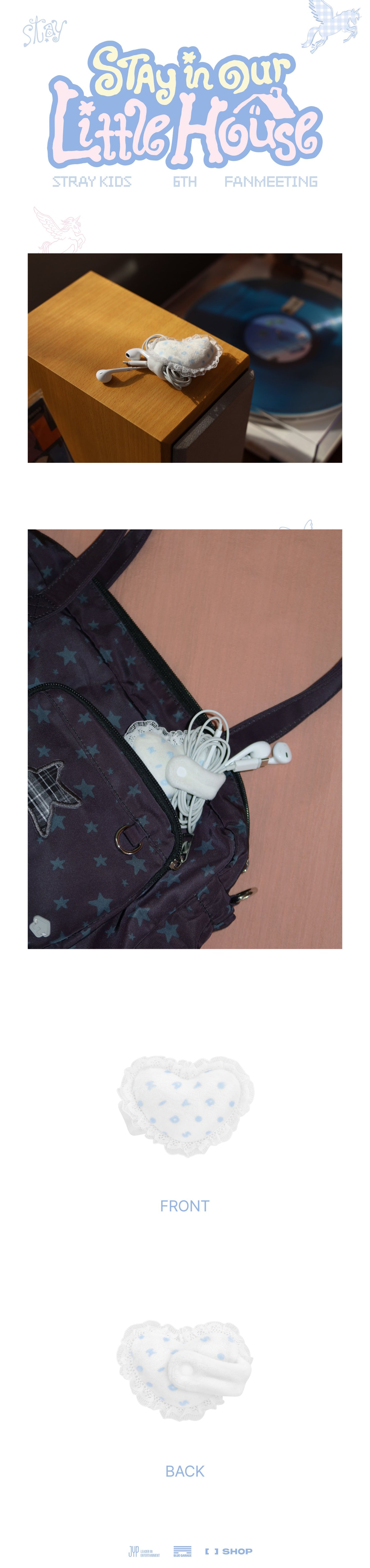[PREORDER] Stray Kids 6TH FANMEETING OFFICIAL MD [STAY in Our Little House] - CABLE HOLDER