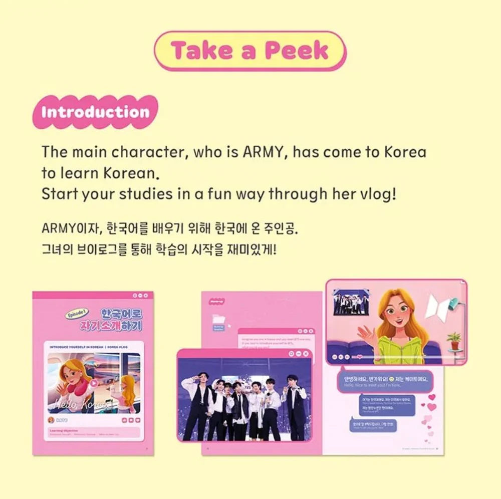 [SHIPS AT THE END OF JUNE] BTS - EASY KOREAN with BTS (New Cover Edition)