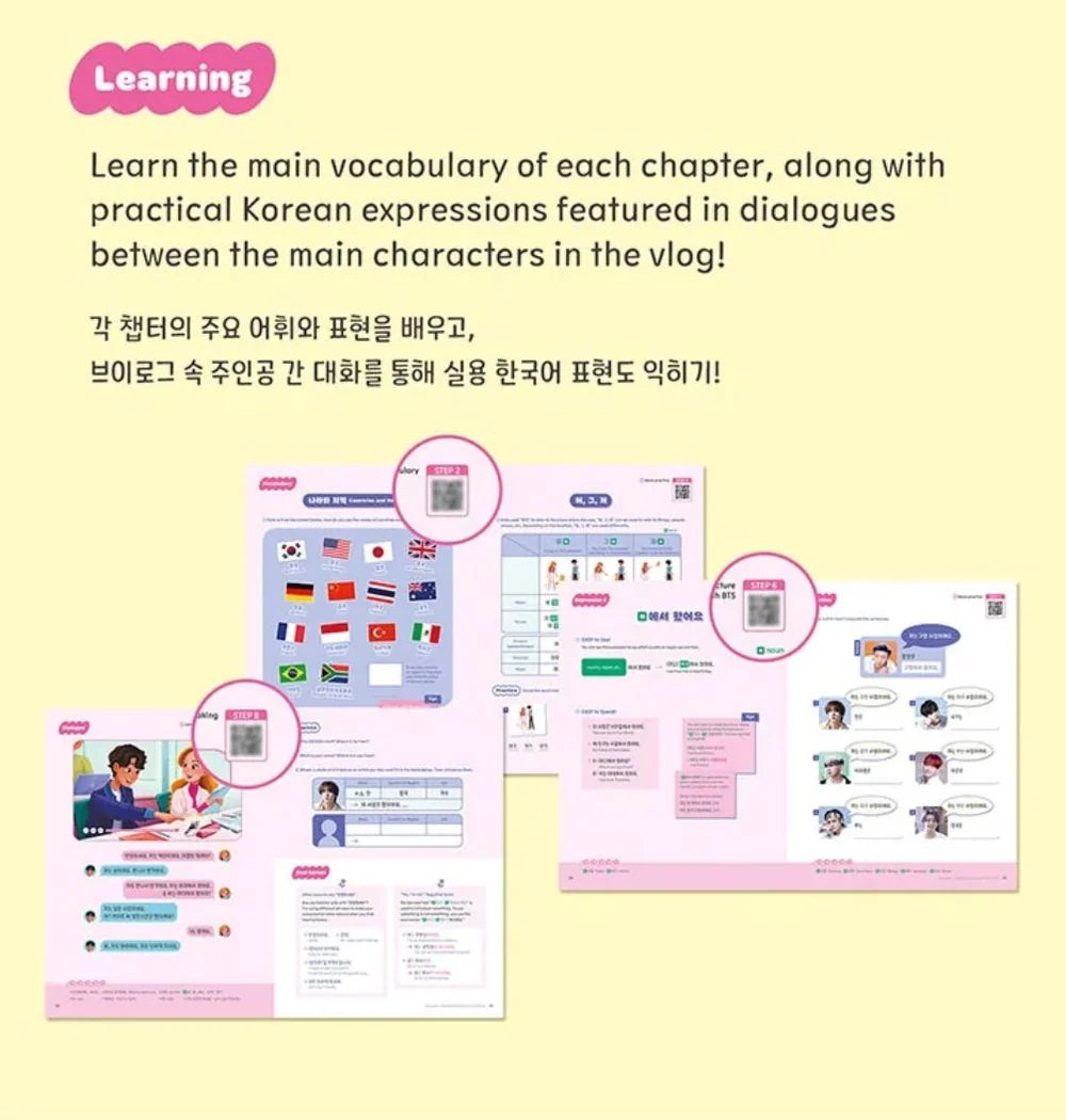[SHIPS AT THE END OF JUNE] BTS - EASY KOREAN with BTS (New Cover Edition)